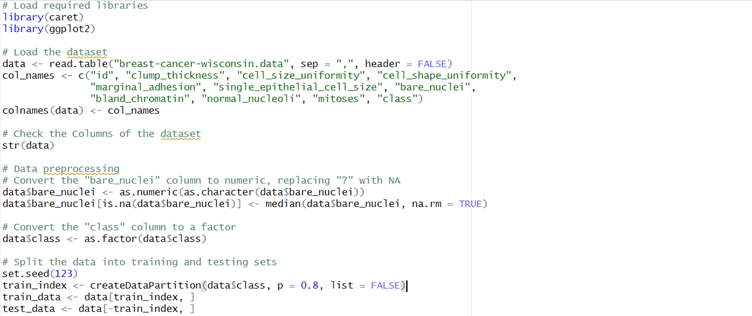 Data loading and preprocessing code